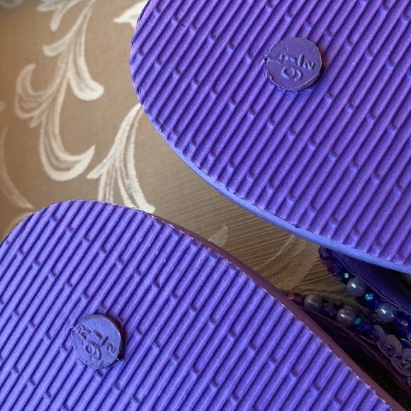 🌸 BEADED FLIP FLOP SANDALS - Picture 5 of 8